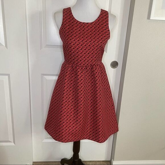 LILI WANG Anthropologie Geo Jacquard Dress - Picture 13 of 13